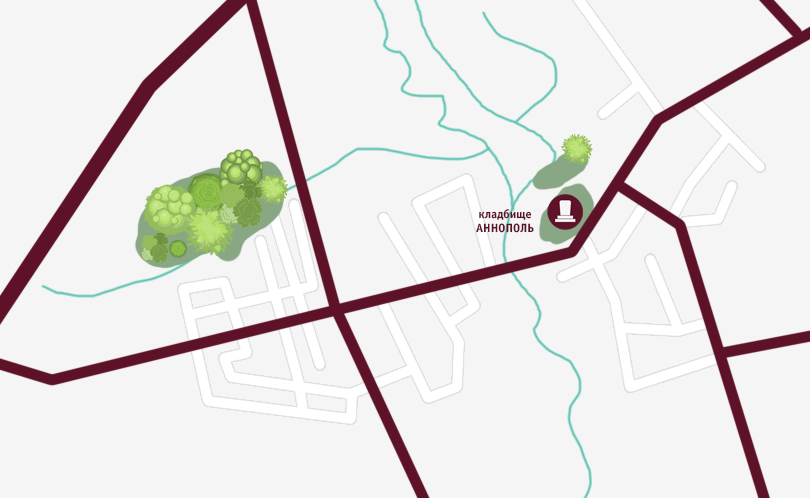 Кладбище деревни Аннополь в Минской области