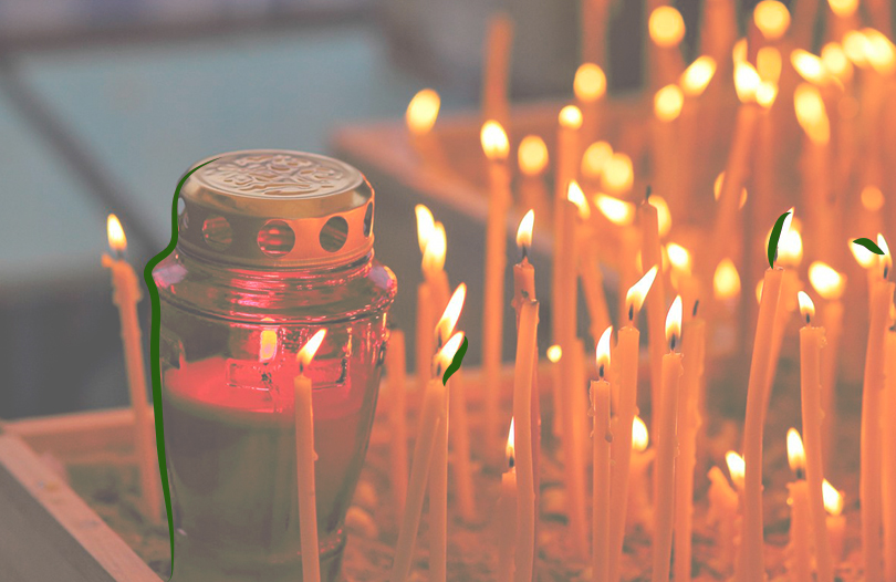 Свечи и лампады на кладбище: критерии выбора