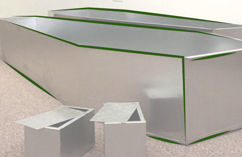 Опайка цинковых гробов