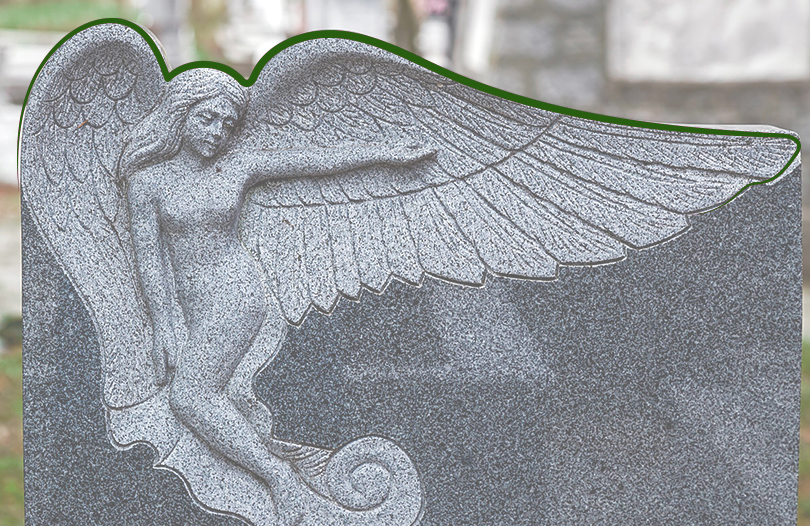 Использование надгробий вне кладбищ