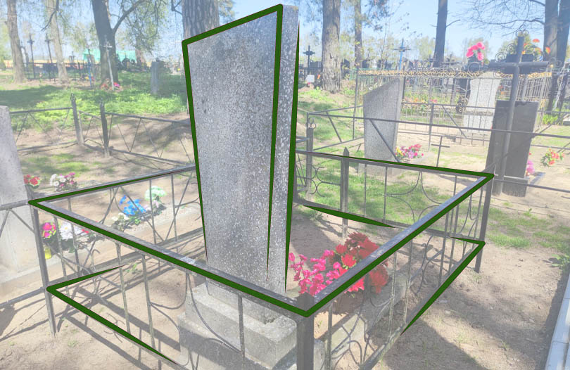 Как починить наклонившийся памятник