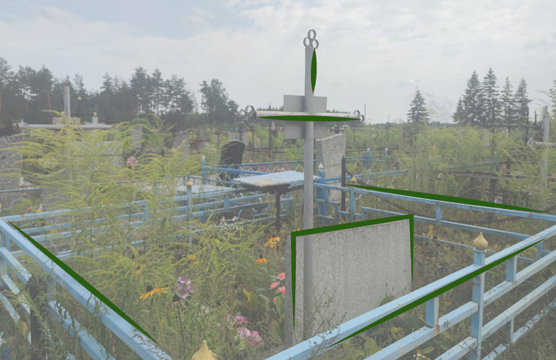 Временное надгробие на могилу