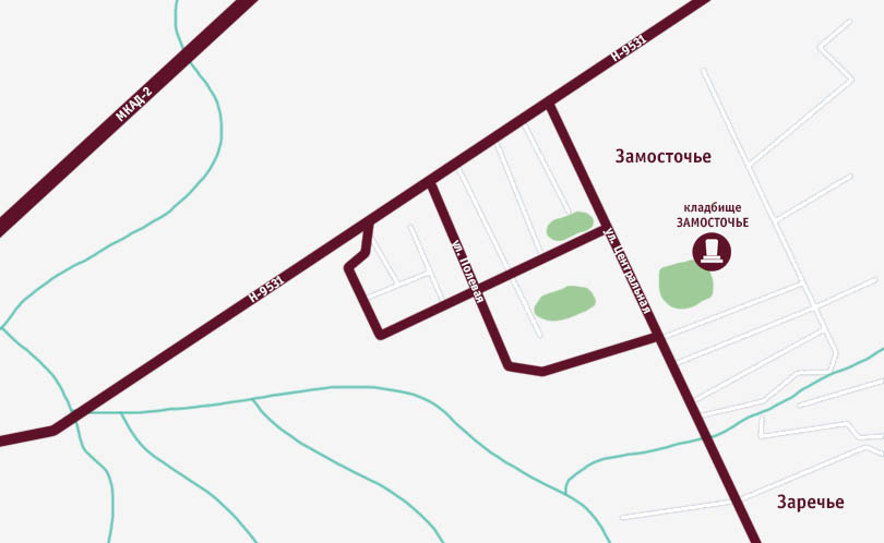 Кладбище агрогородка Замосточье в Минской области