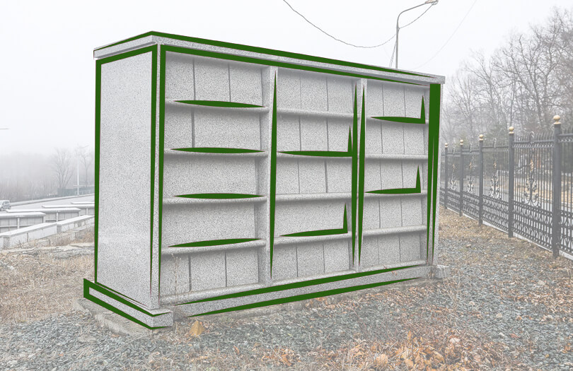 Ярусы колумбариев в отечественной практике и мире