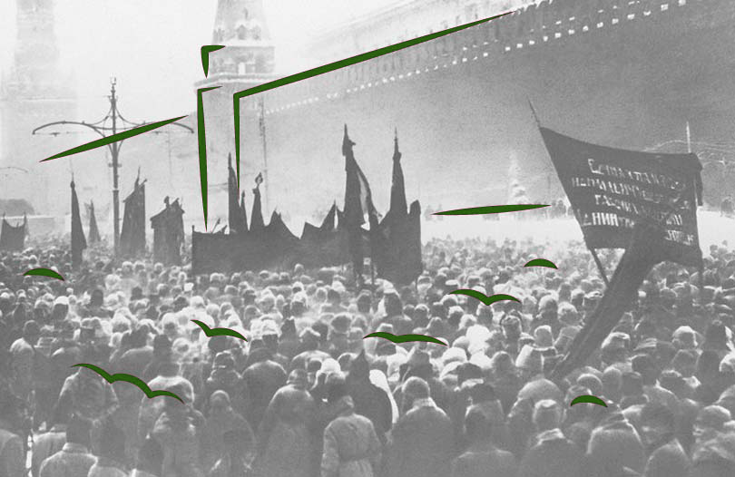 Прощание с Лениным и его похороны