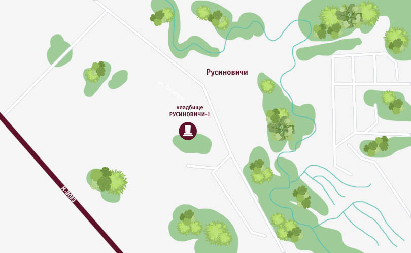 Кладбище деревни Русиновичи-1 в Минской области