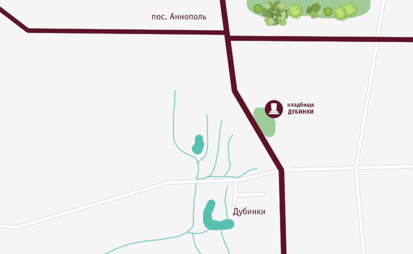Кладбище деревни Дубинки в Минской области
