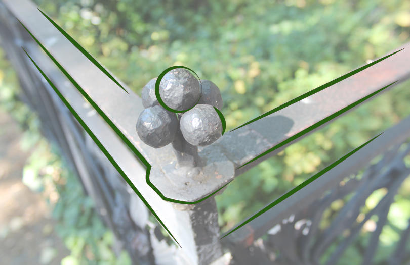 Установка оградки на кладбище