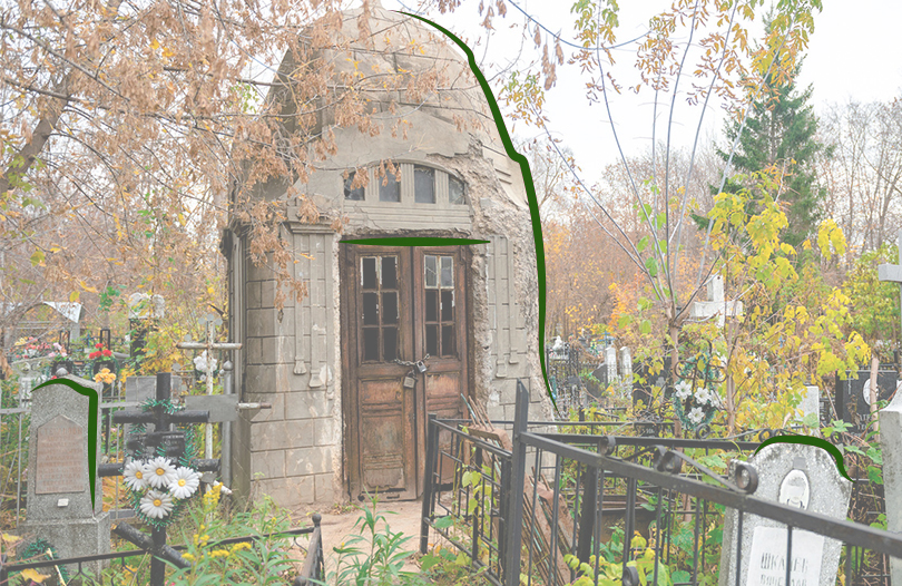 Обустройство могилы: сплошная ограда