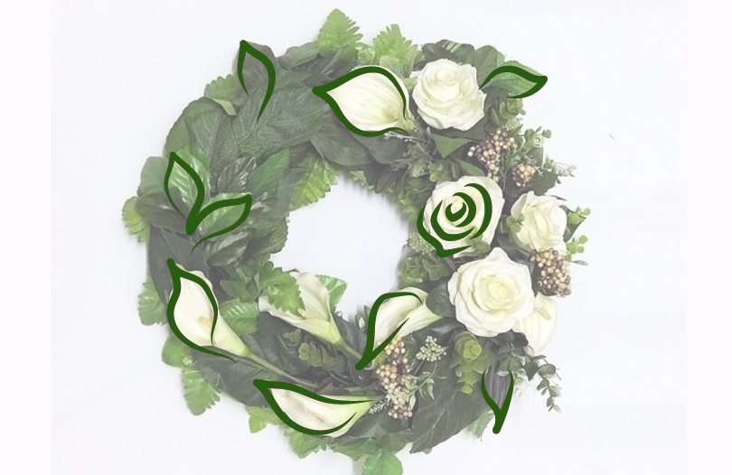 Венок на похороны военного – какой предпочесть?