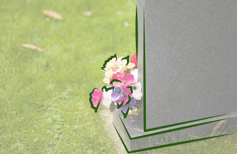 Цветник на могиле