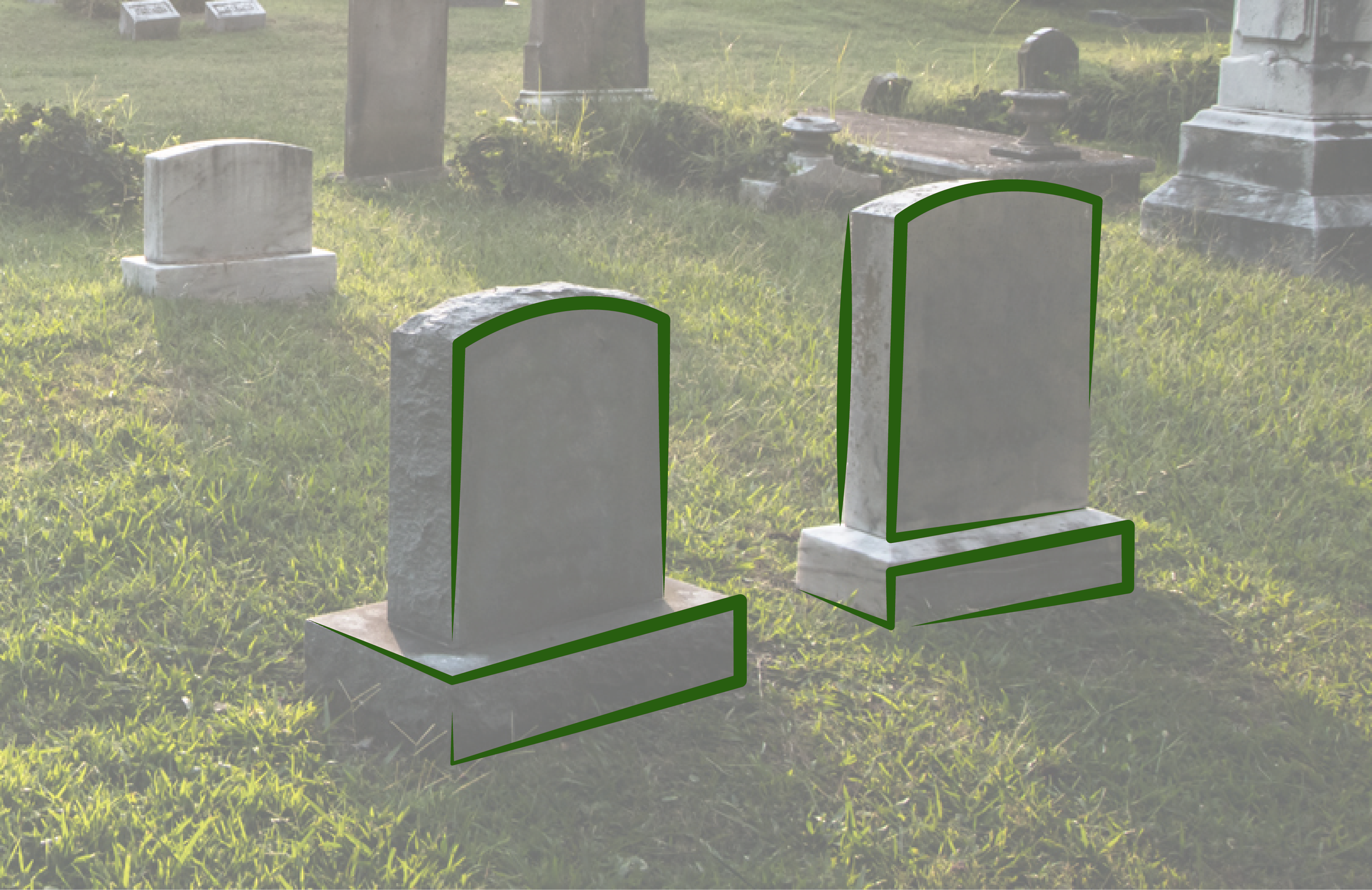 Двойное место на кладбище