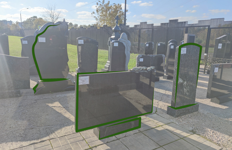 Технические ограничения при изготовлении памятников