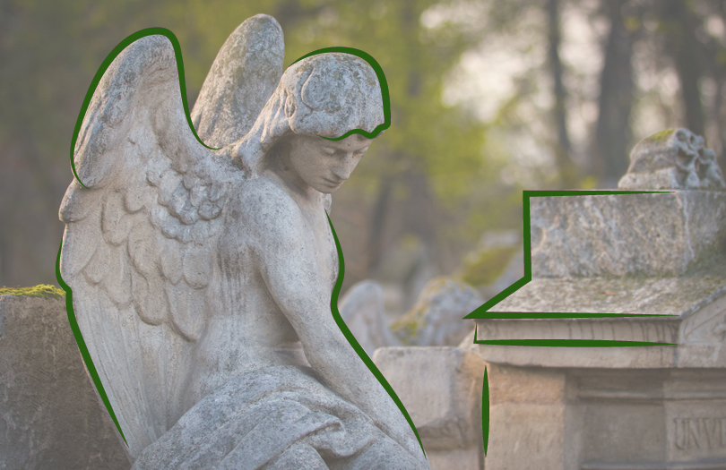 Защита памятников на кладбище от вандалов
