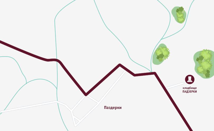 Кладбище деревни Паздерки в Минской области