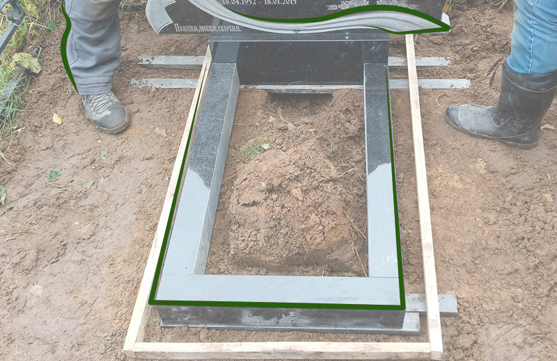 Замена надгробного памятника