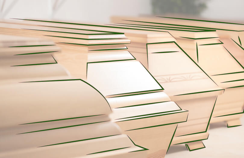 Выбор гроба: размеры и оформление