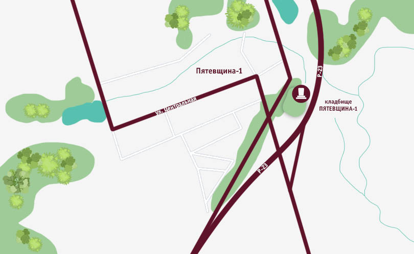 Кладбище деревни Пятевщина-1 в Минской области