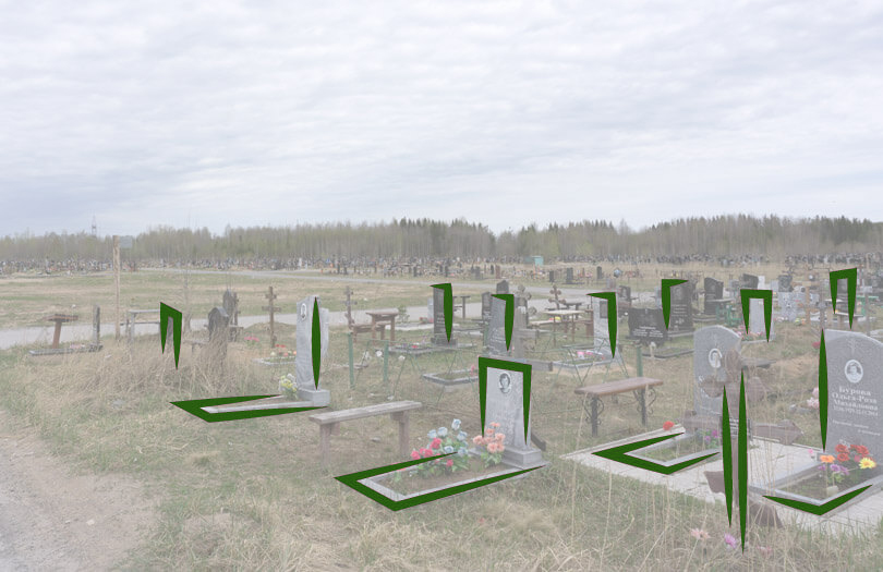 Внутреннее деление кладбищ