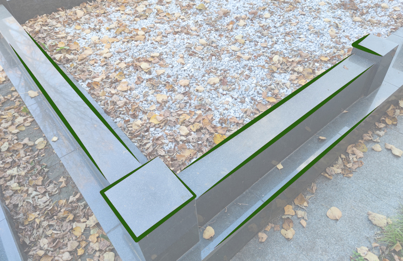 Бордюр на могилу: материалы и установка