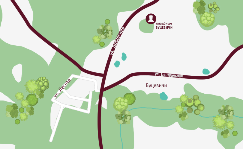 Кладбище деревни Буцевичи в Минской области