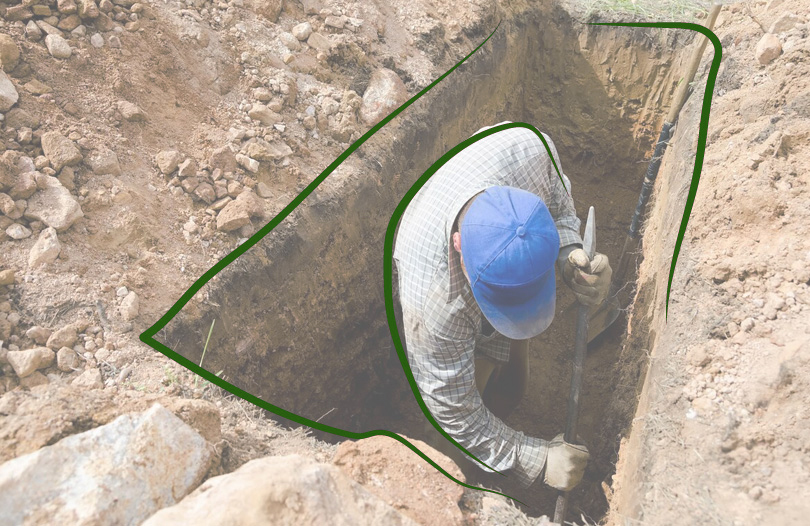 Копщик могил: работа