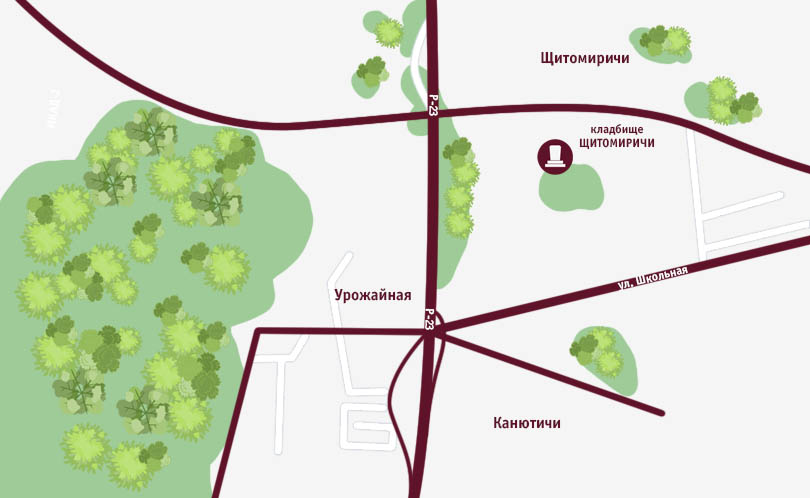 Кладбище деревни Щитомиричи в Минской области