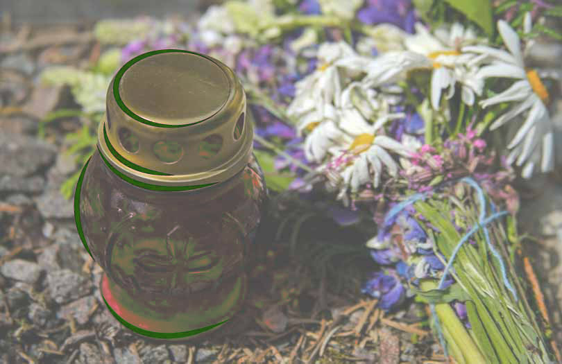 Лампада на могилу