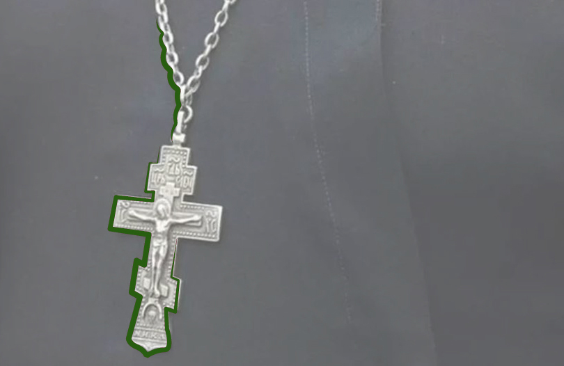 Священник на похоронах