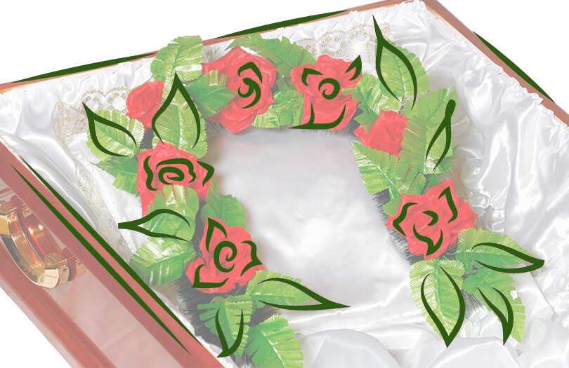 Гирлянда в гроб