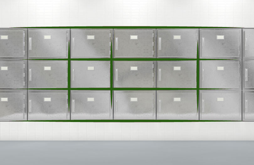 Холодильная камера в морге