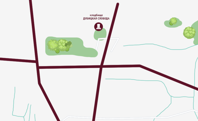 Кладбище деревни Дубицкая Слобода в Минской области