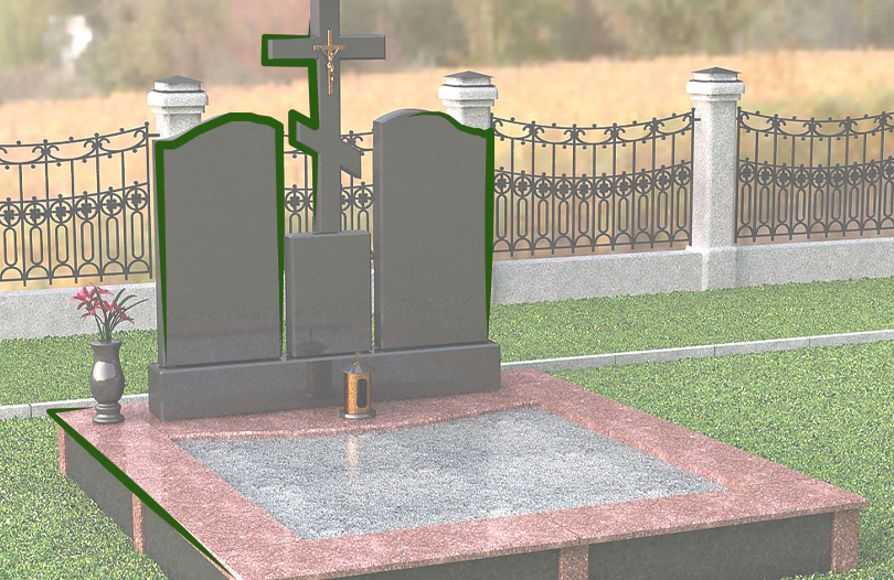 Моделирование надгробного памятника в 3D