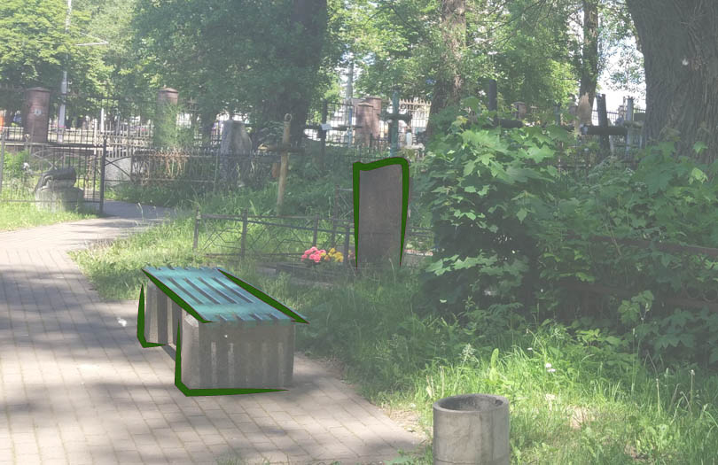 Столики и скамейки для участка с захоронением: изготовление